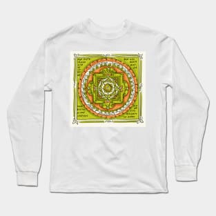 Print with the image of a traditional mandala Long Sleeve T-Shirt